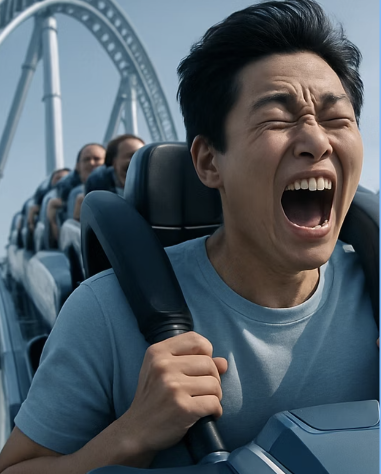 갑작스럽고 격렬한 머리 움직임