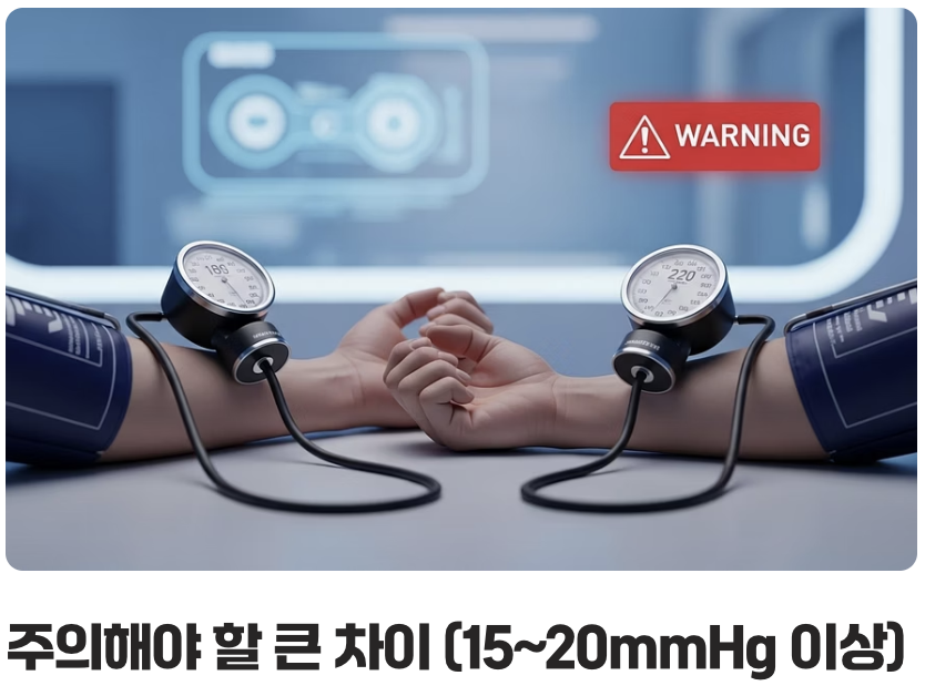 '5~10'의 차이는 정상, 그 이상은 '경고'