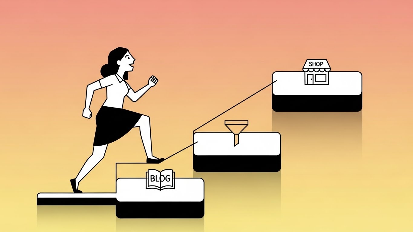 취업과 창업의 갈림길에서 고민하는 모습으로 올바른 진로 선택을 해야 합니다