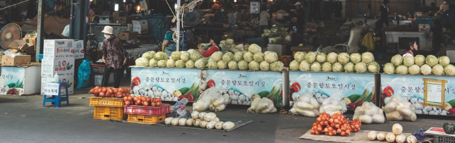 중문향토오 야채 거리