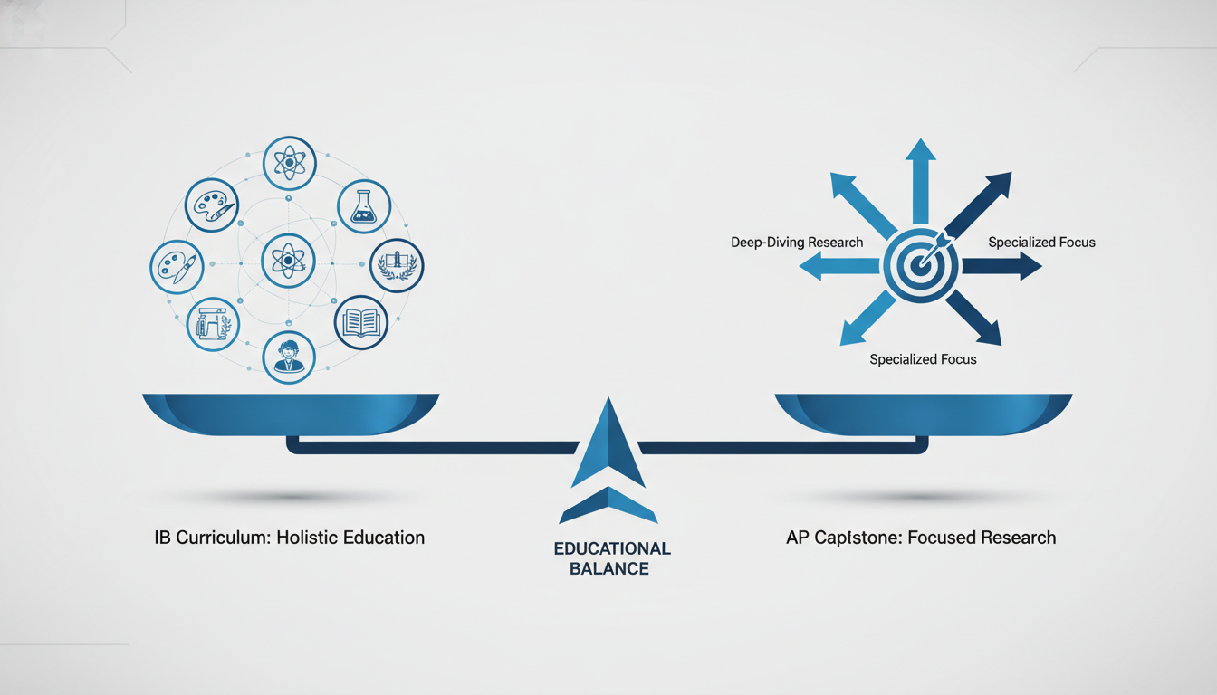 IB Diploma 와 AP Capstone비교 사진