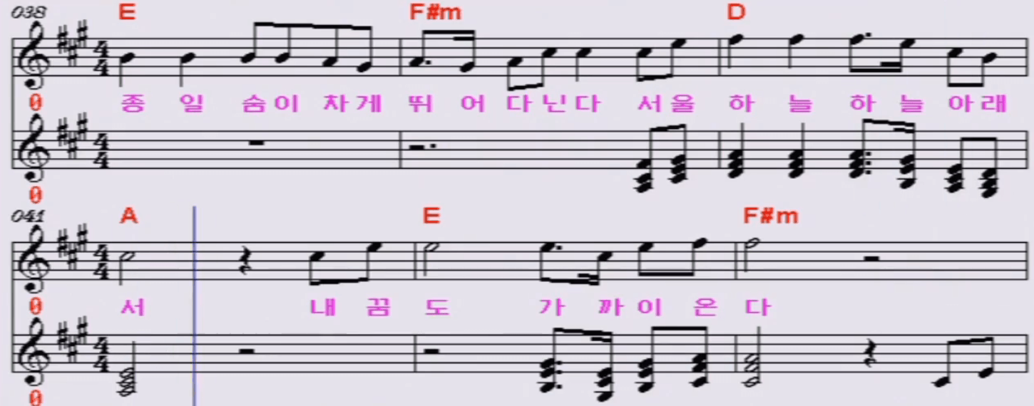 조항조 사랑찾아 인생찾아 악보
