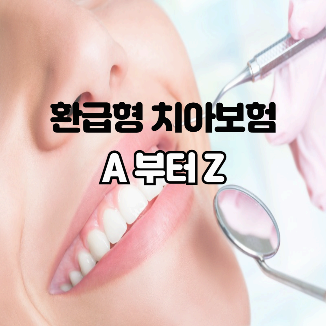 치과비도 걱정 없고, 보험료도 돌려받는다? 환급형 치아보험의 A부터Z