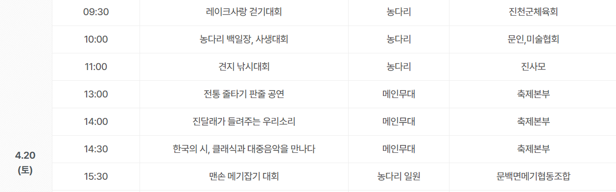 생거진천 농다리축제