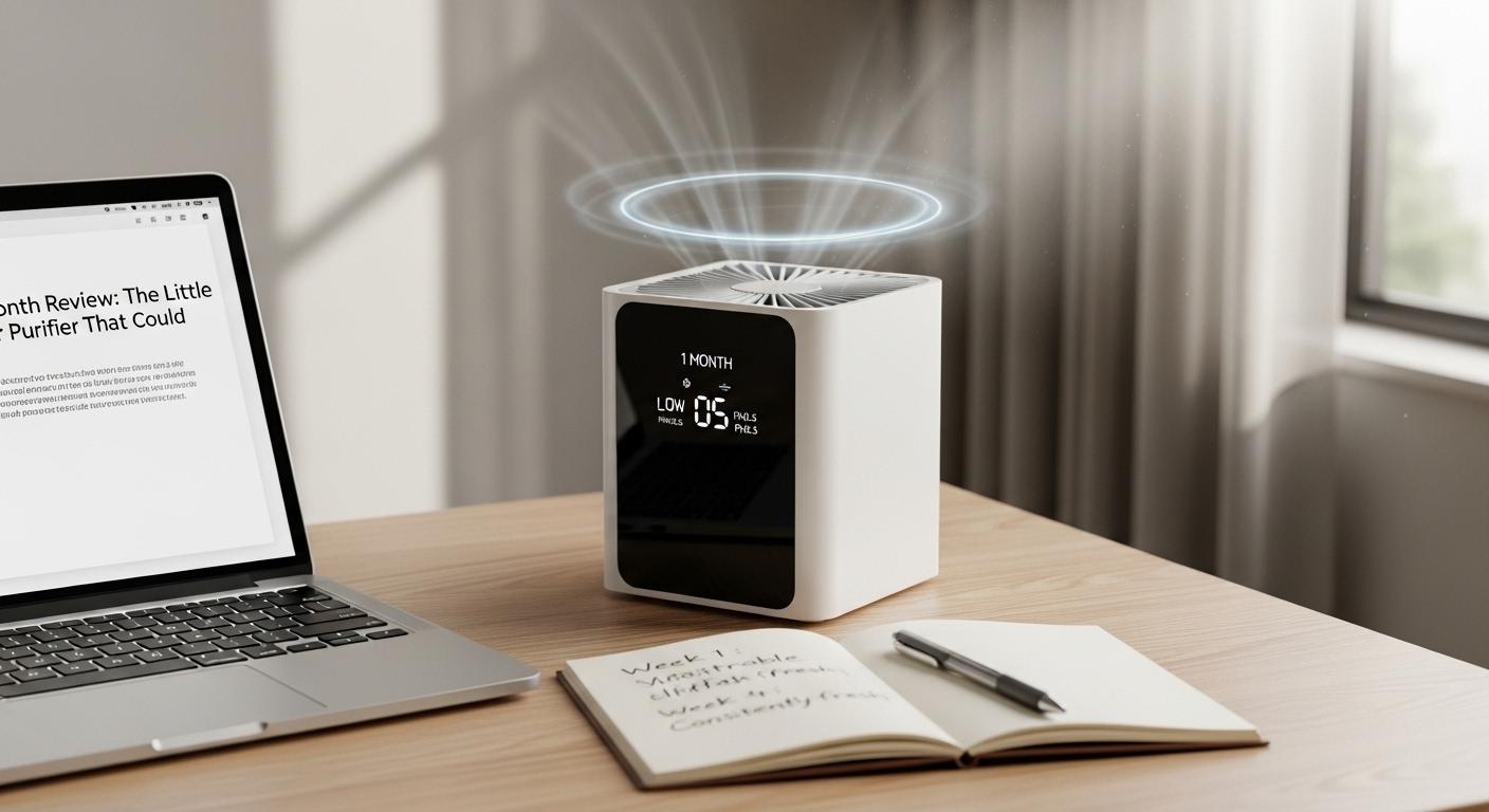 미세먼지 소형 공기청정기 1달 사용 후기
