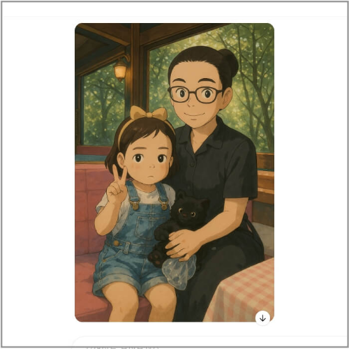 챗gpt 지브리 사진변환 생성 이미지