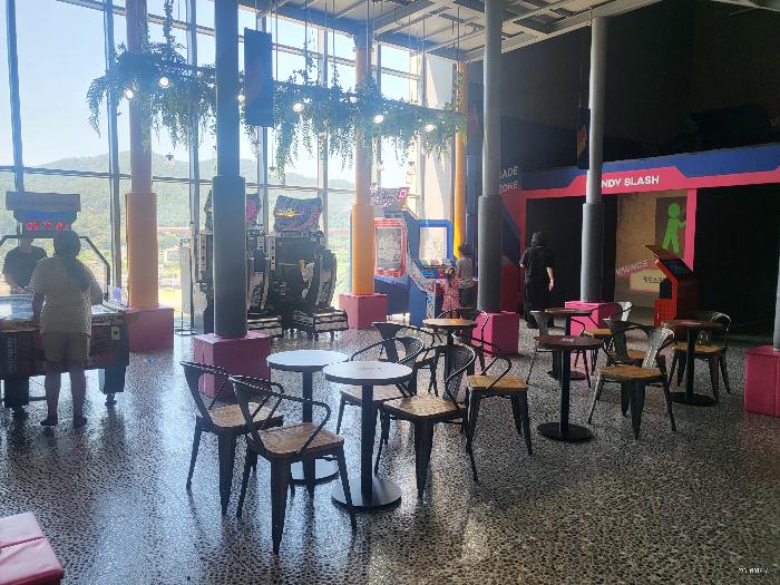 한화리조트 바운스 트램폴린파크 게임장