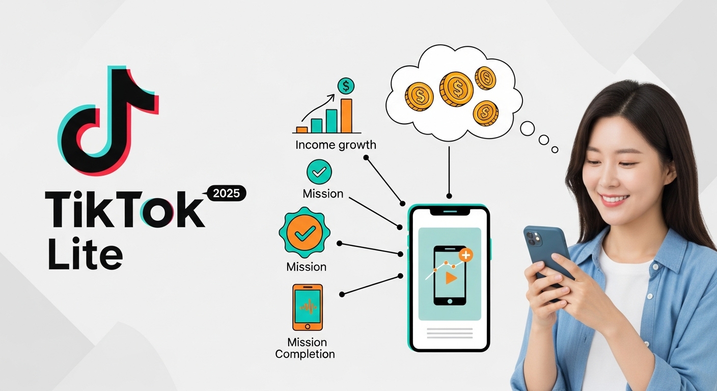 틱톡 라이트 수익의 모든 것 2025년 앱테크, 현금화 방법부터 단점까지