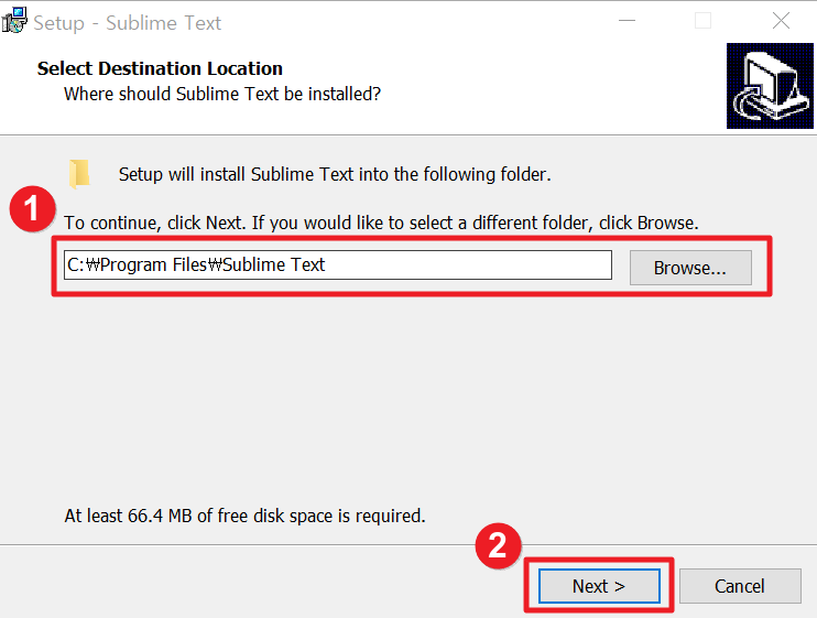 서브라임 텍스트 설치2