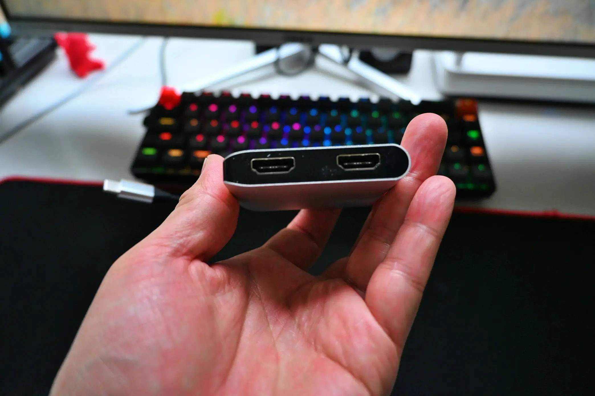 삼성 DEX 도 지원되는 랜스타 듀얼 분배 확장 컨버터 후기 사진 3