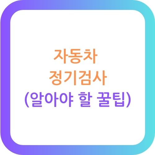 자동차 정기검사