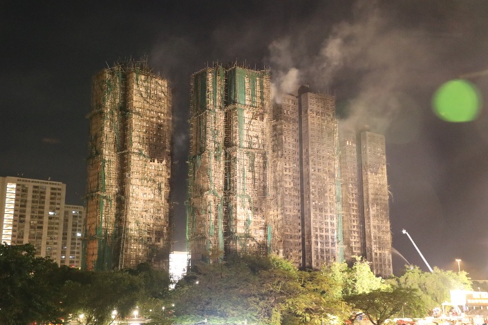 홍콩 아파트 화재 참사 타이포 윙푹코트 화재 참사