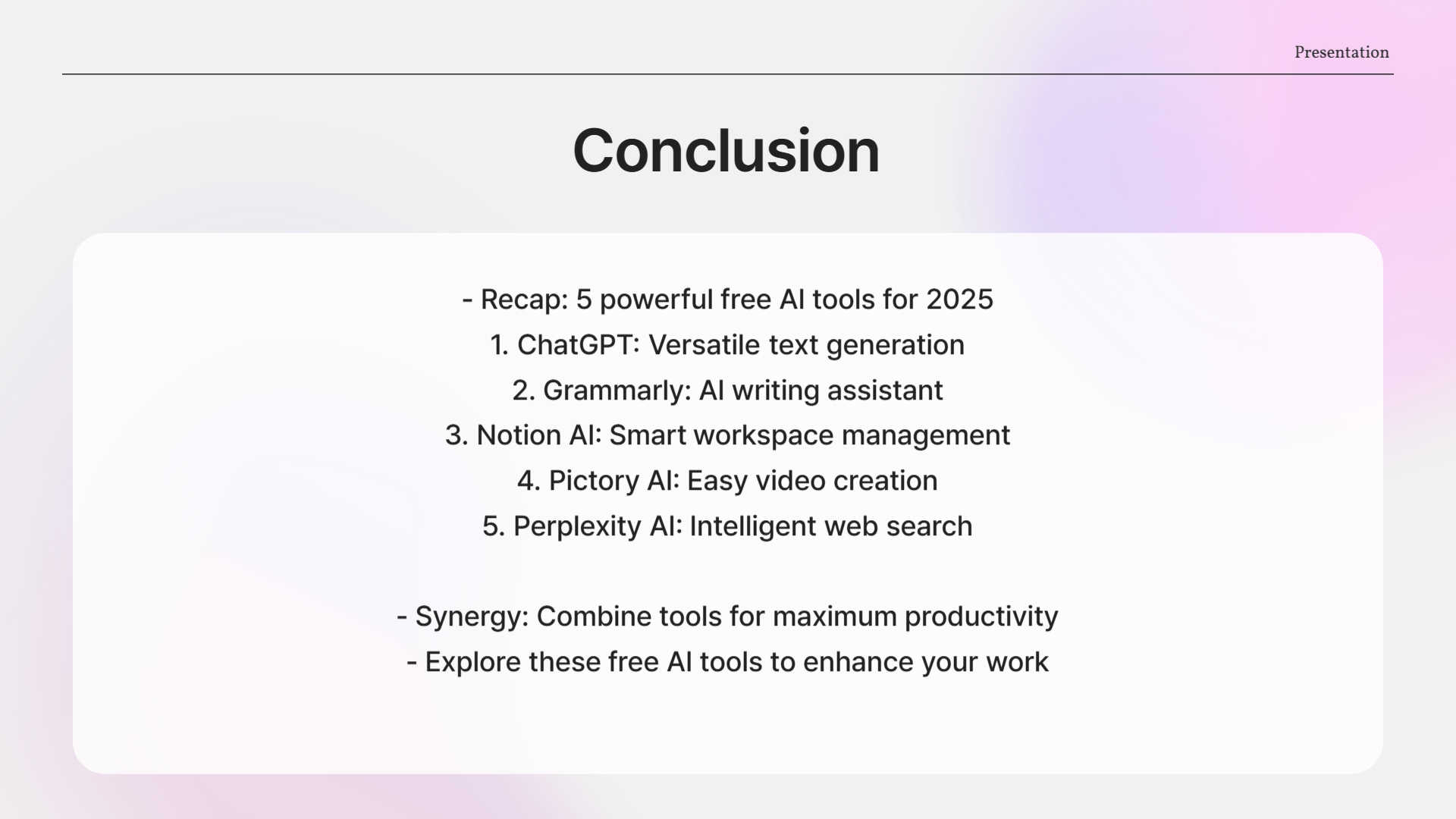 Bonus: Use Them Together!