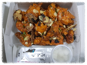 단양흑마늘누룽지닭강정