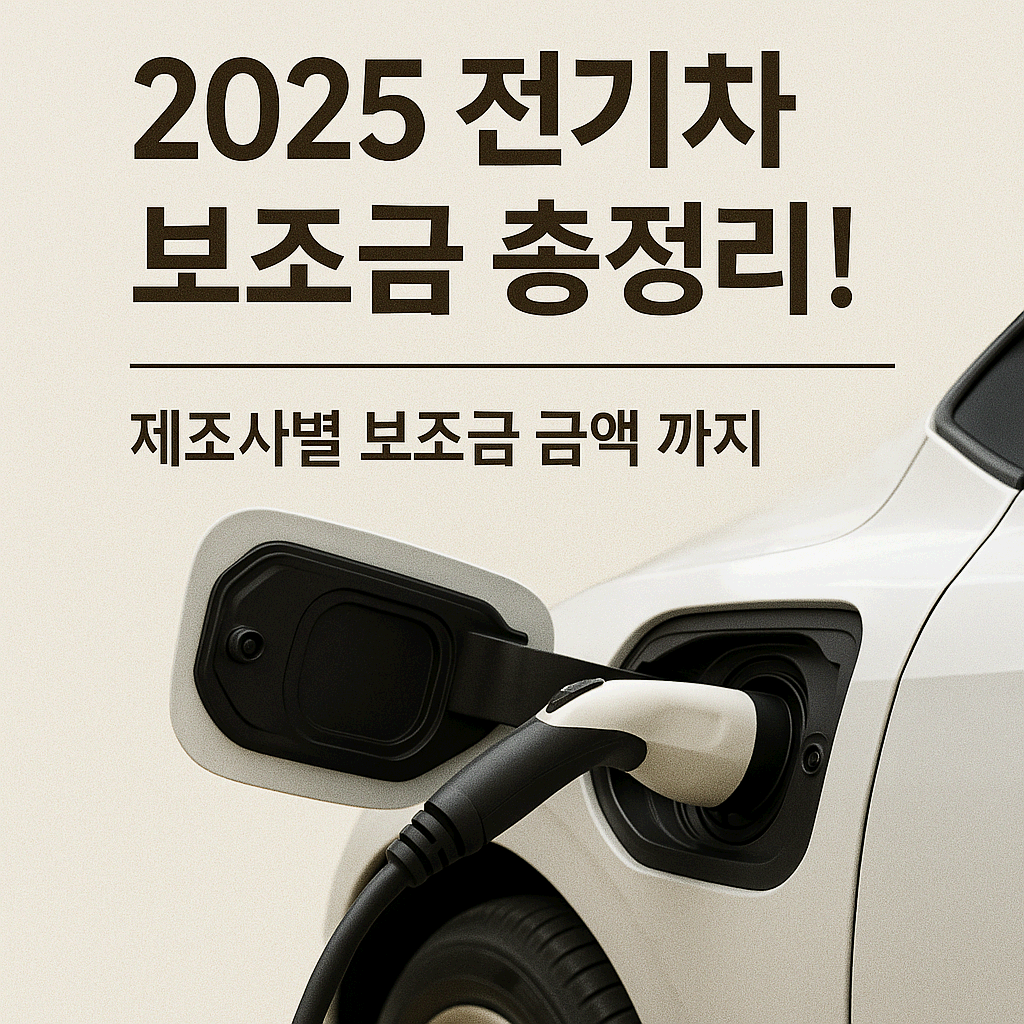 2025 전기차 보조금 총정리! 신청 방법부터 꿀팁까지 / 제조사별 보조금 금액 총정리(현대자동차, 기아, 테슬라, BMW, 메르세데스벤츠 등)