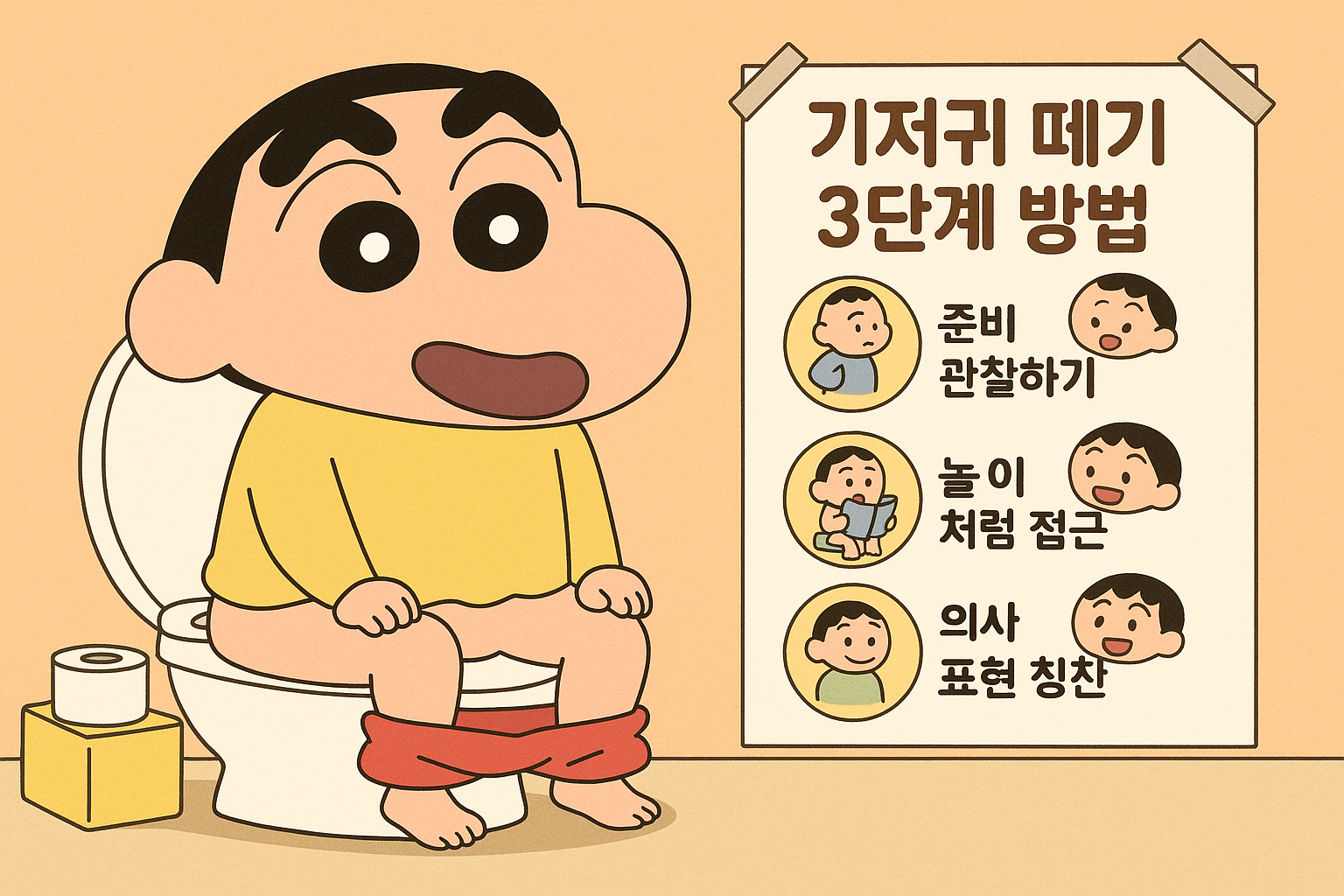 기저귀 떼기 성공 노하우