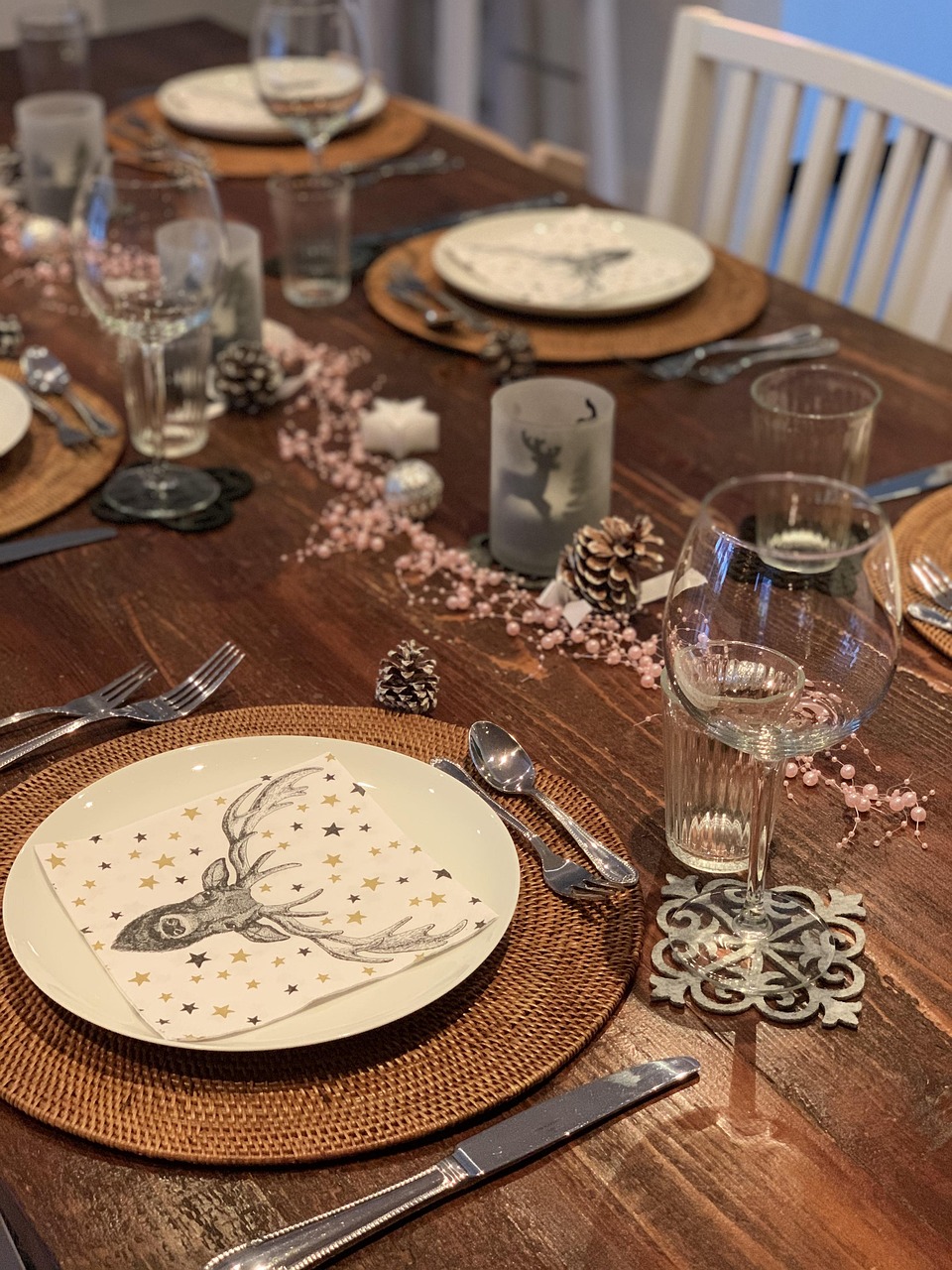 연말 저녁 사진