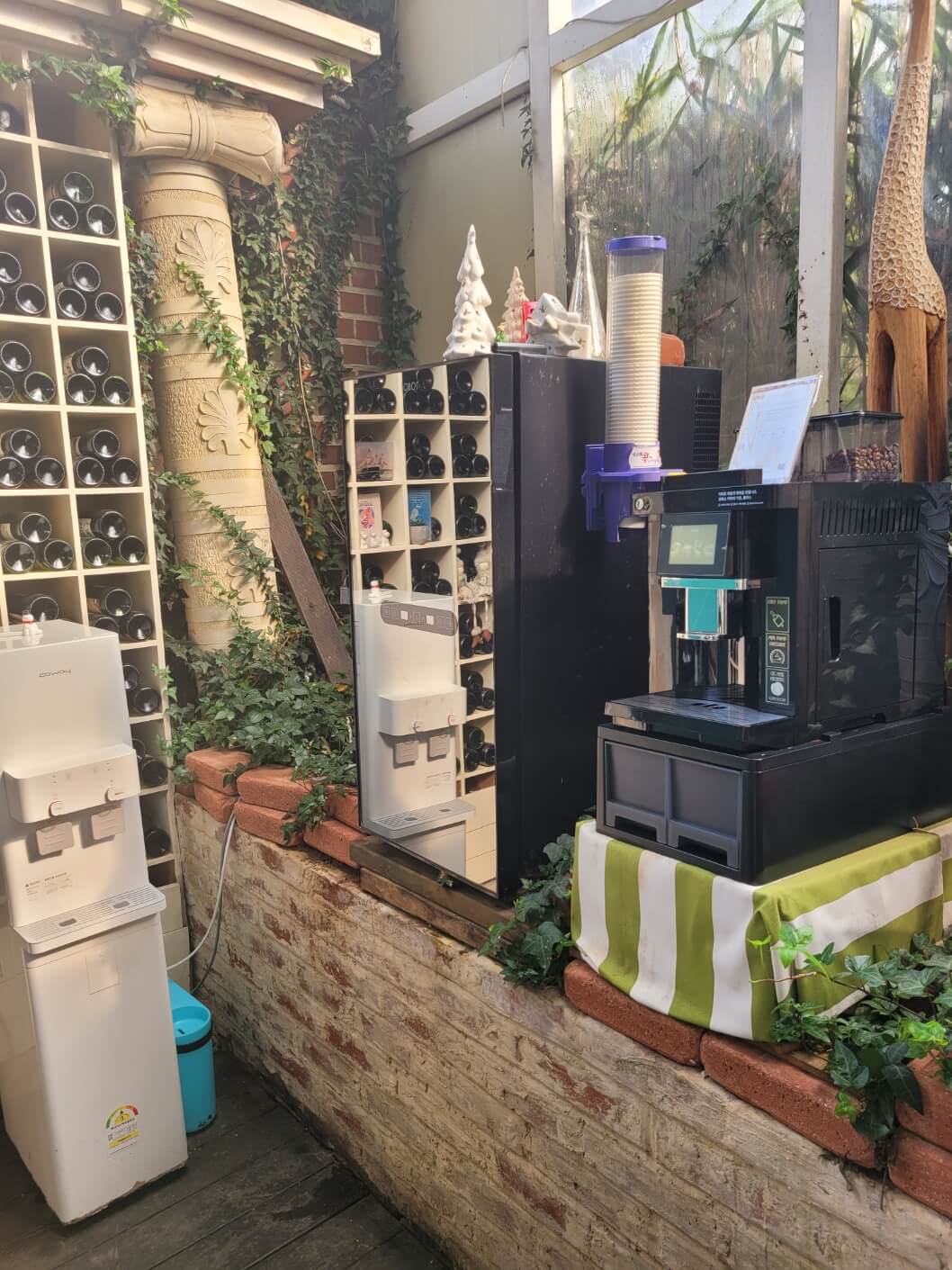 지중해 아침 펜션 온실카페