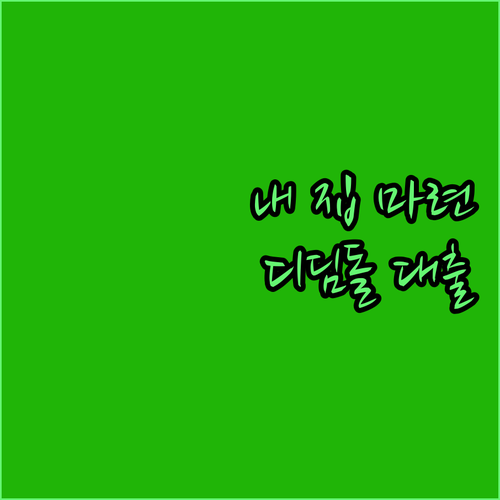 집 걱정 끝! 디딤돌 대출로 내 집 ..