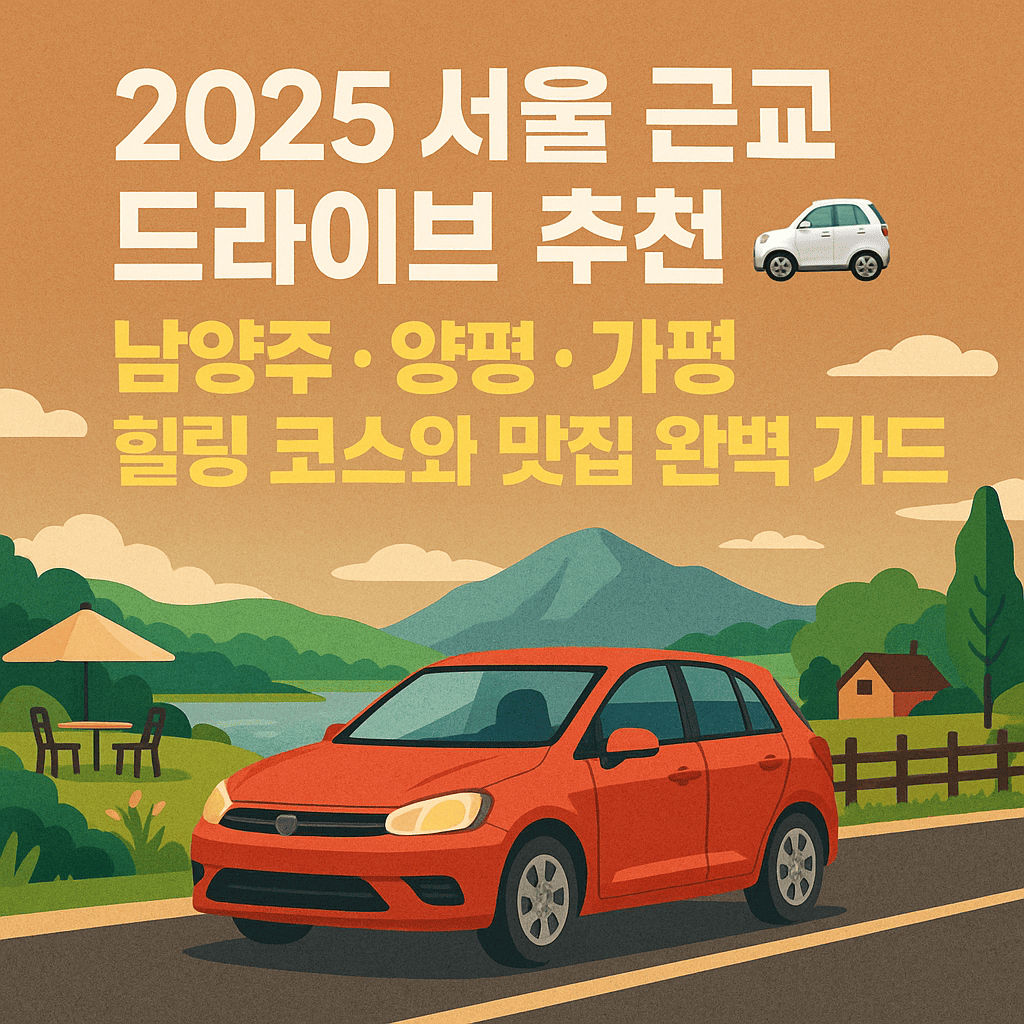 서울 근교 드라이브에 대한 대표 이미지