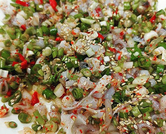 을지로입구 산낙지 '무교동 목포세발낙지'