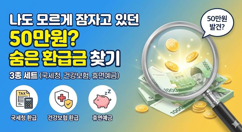숨은 환급금 종류 사진
