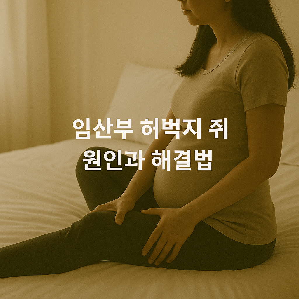 임산부 허벅지 쥐! 🤰 이유와 해결법 한눈에 총정리