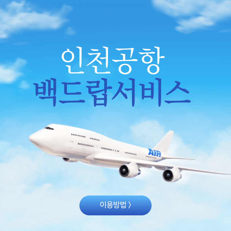 인천공항 셀프체크인 백드랍 이용방법 항공사 위치