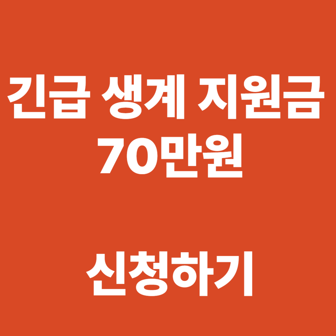 긴급생계지원금