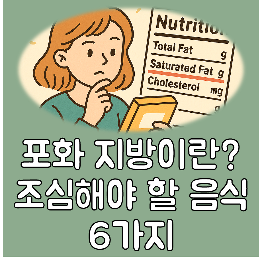 포화 지방이란? 대표이미지