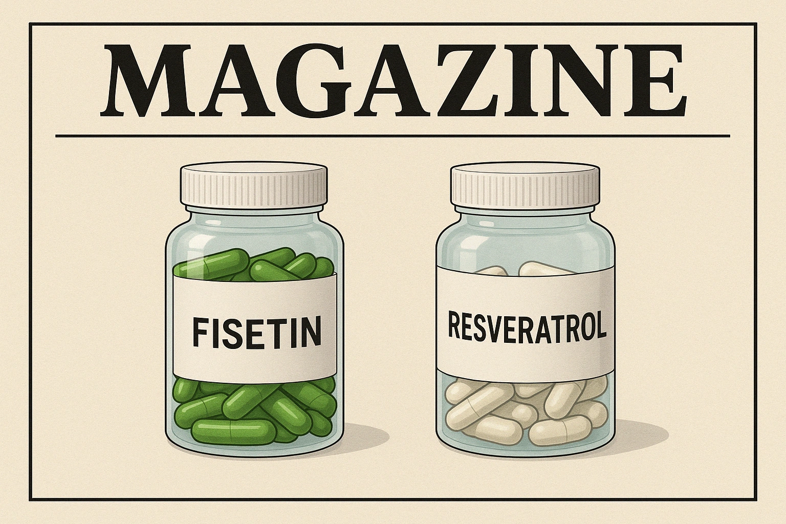 피세틴과-레스베라트롤