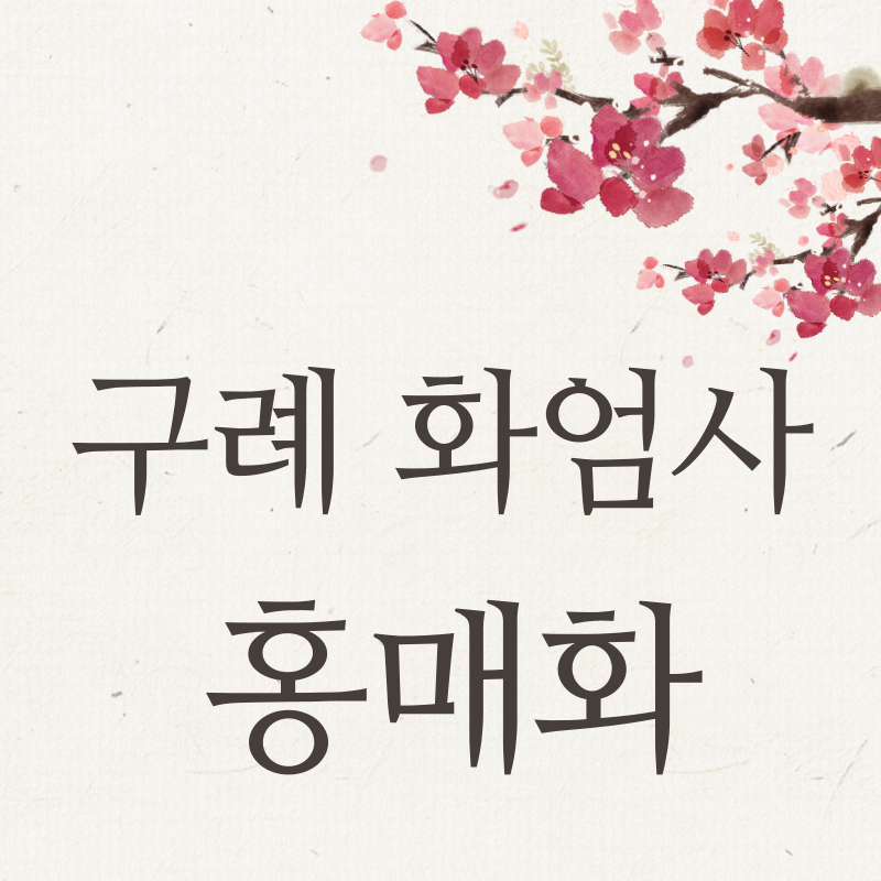 화엄사 홍매화