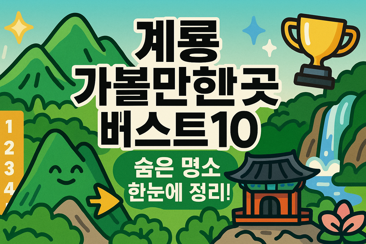 계룡 가볼만한곳 베스트10