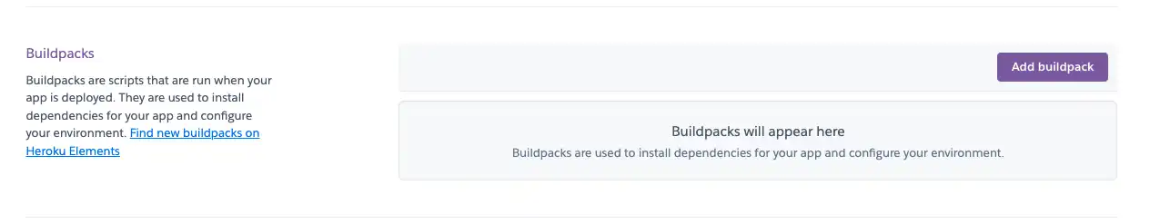 Heroku Buildpacks