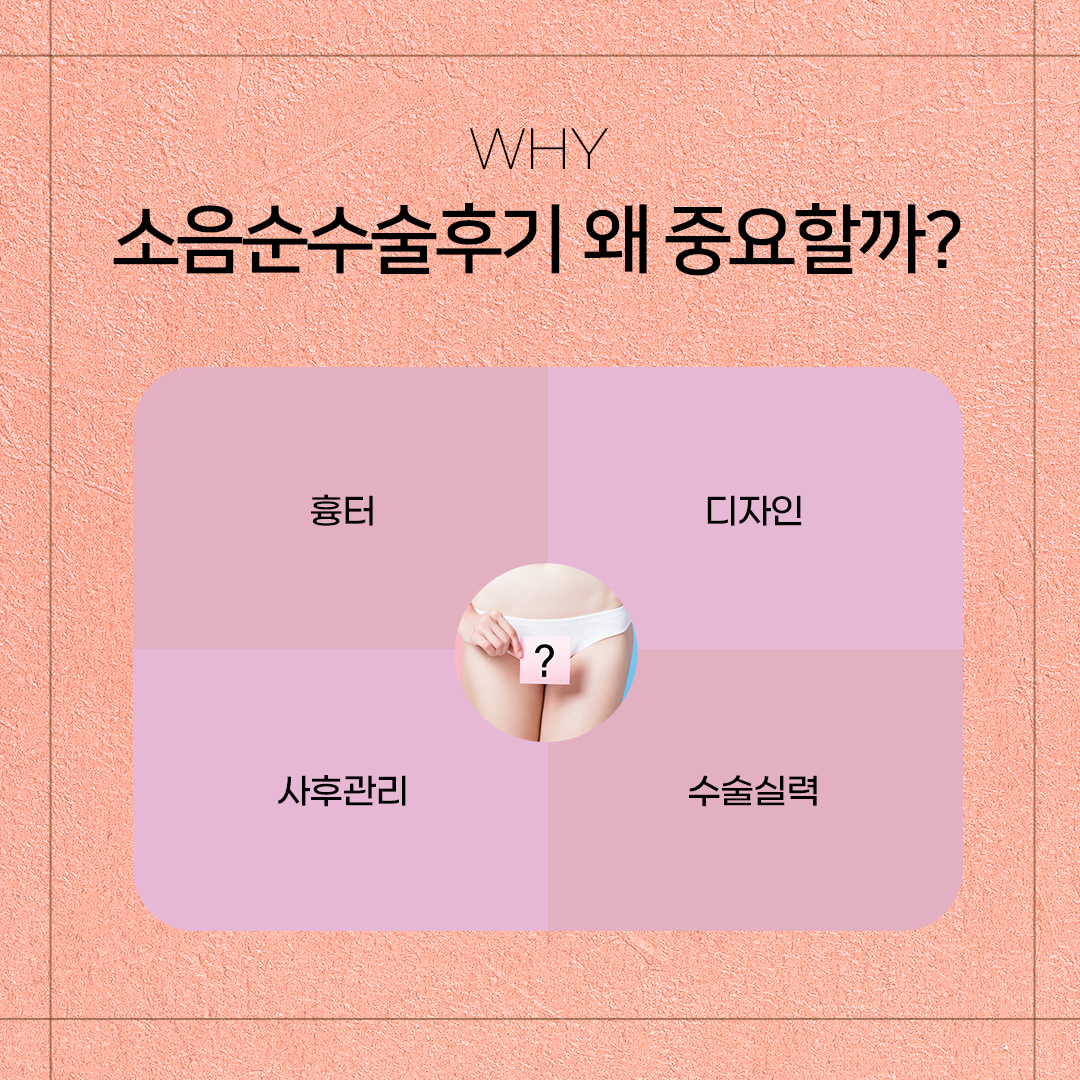 소음수수술후기 중요한 이유
소음순수술잘하는곳