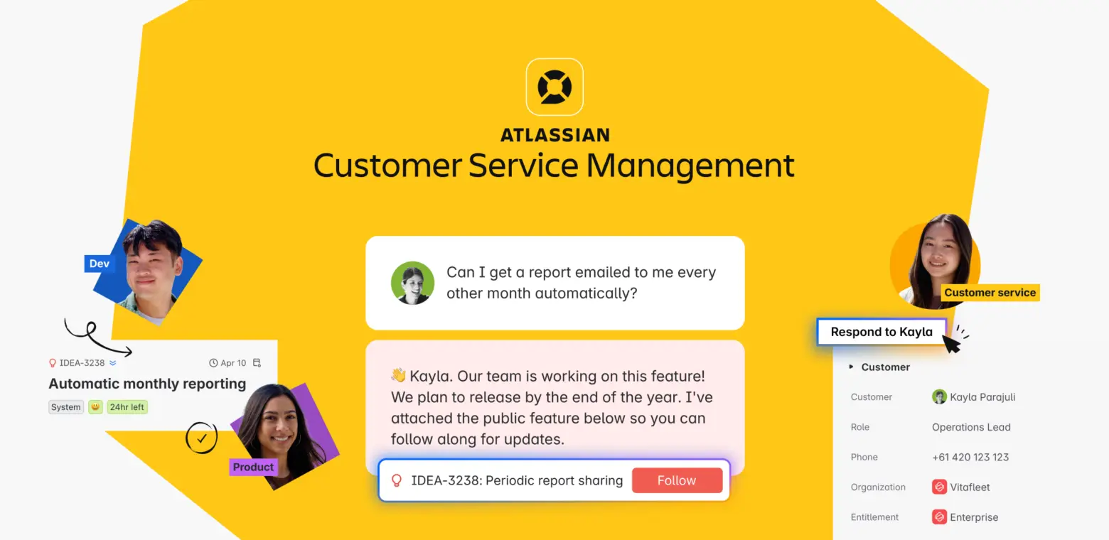 Atlassian의 신규 CS 제품, Customer Service Management