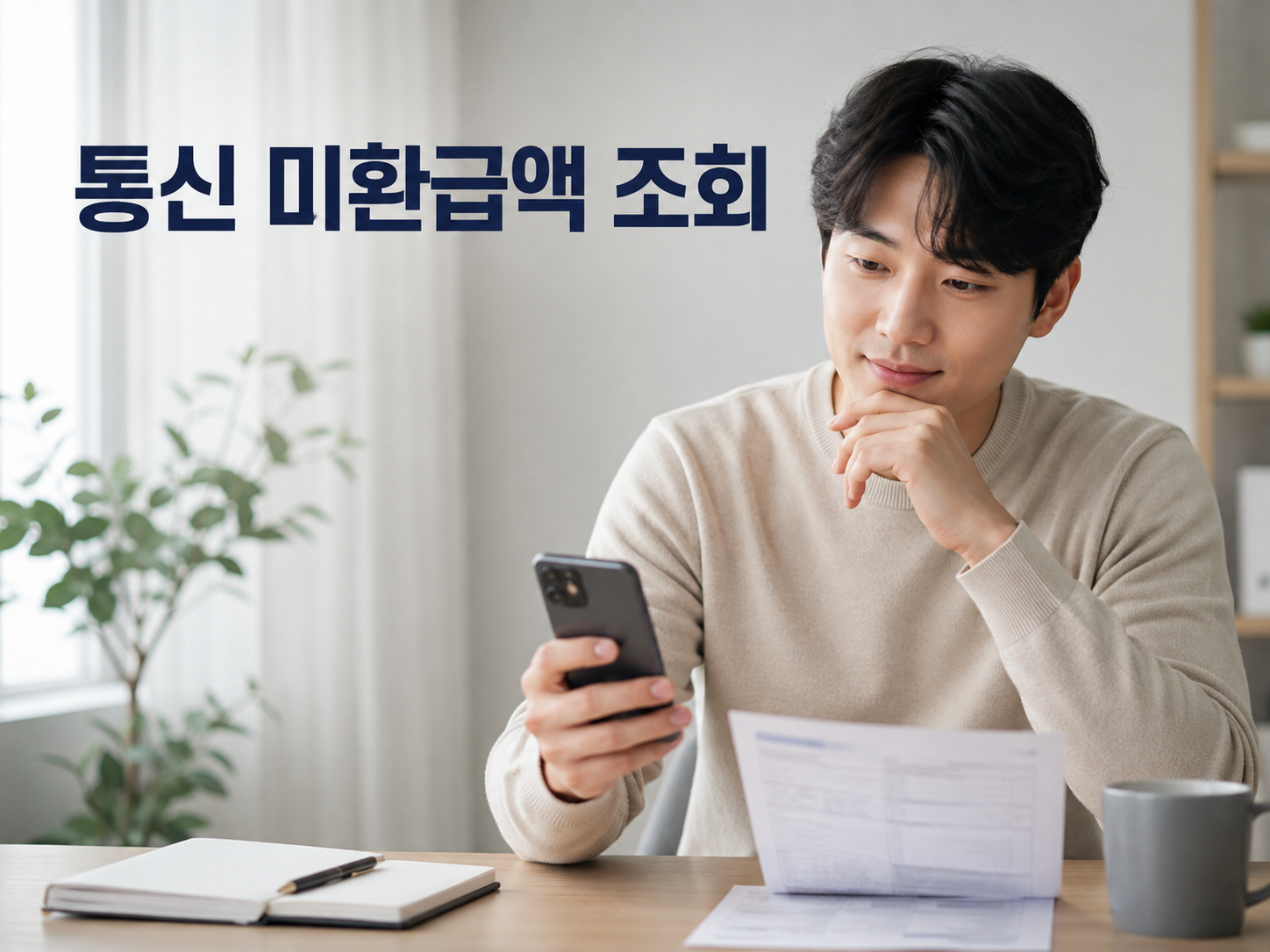 스마트폰으로 통신 미환급액 확인하기