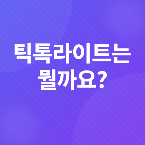 틱톡라이트 앱테크_1