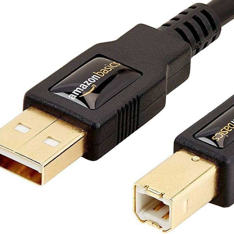 프린터의 USB 케이블
