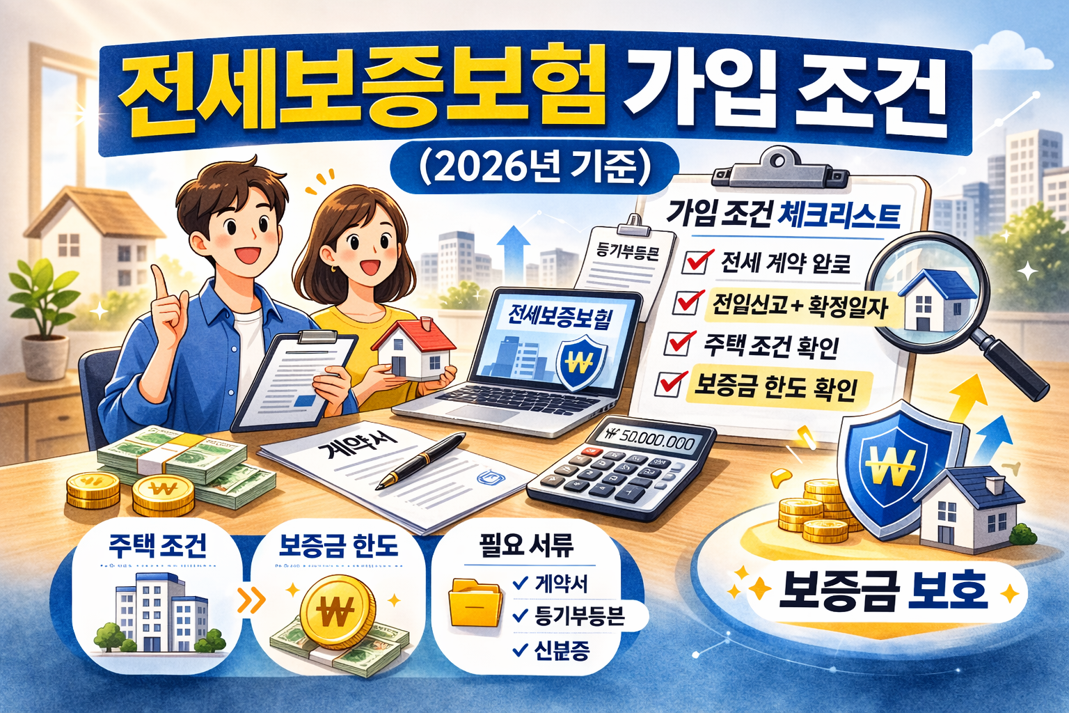 전세보증보험 가입 조건