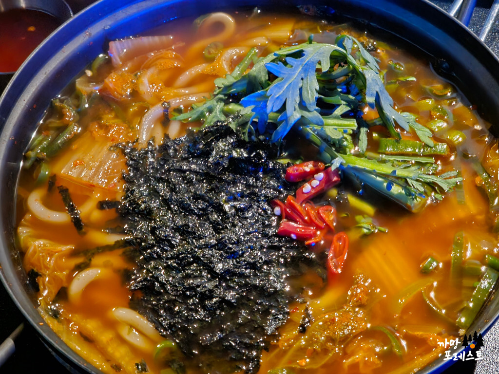 능동 술집 주지팝 김치우동