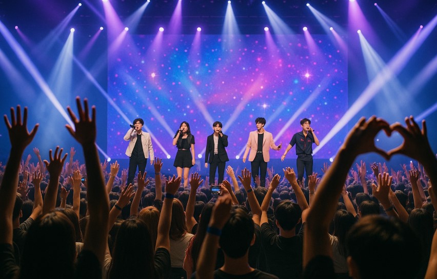 Z세대와 K팝 관련 사진