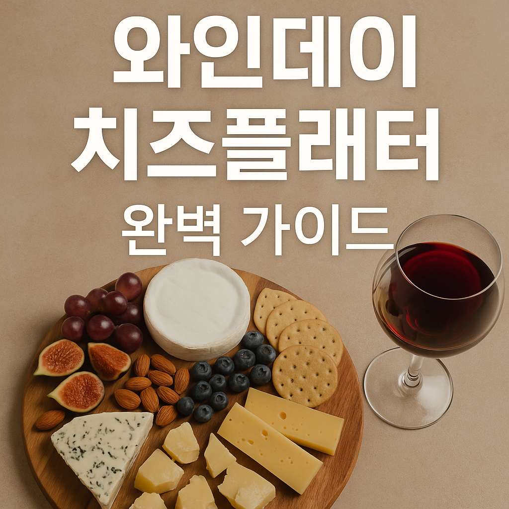🍷 와인데이 치즈플래터 완벽 가이드 – 와인과 어울리는 치즈, 플레이팅, 추천 조합 총정리