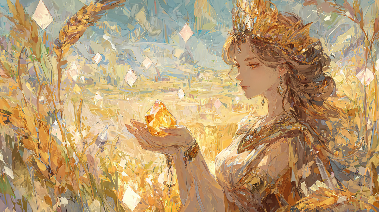 토파즈: 데메테르의 풍요부터 감사, 지혜까지 - 대지의 여신이 선사한 황금빛 수확의 축복