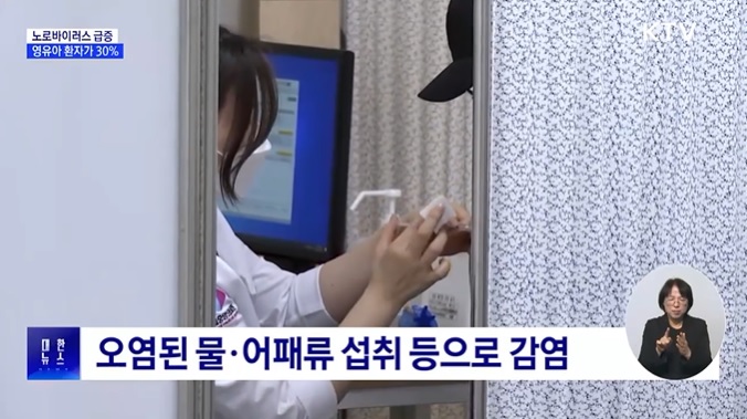 겨울철 노로바이러스 급증