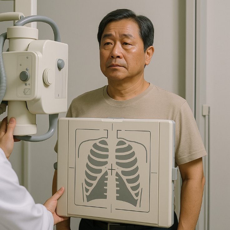 흉부 X-ray 관련 자료 사진