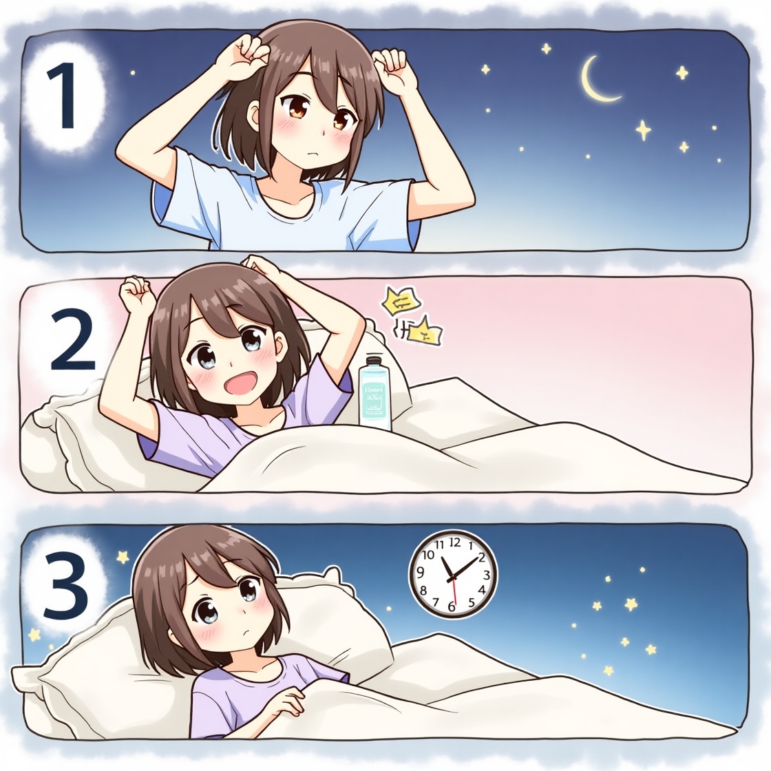 잠자기 전 스트레칭과 피부진정