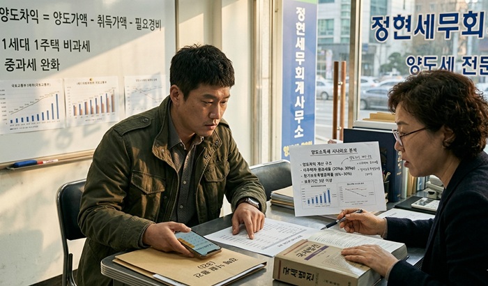 양도세 계산 관련 사진
