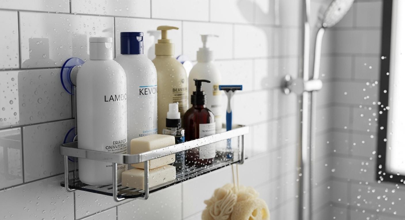 흡착식욕실선반