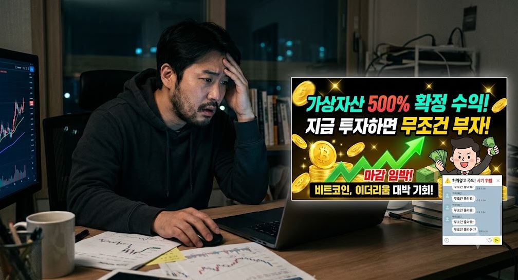 가상자산 허위광고 사진